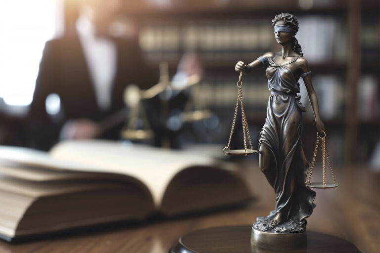 front-view-blurry-lawyer-working